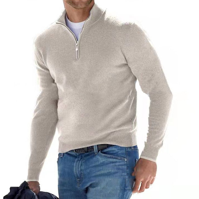 Heimo | Quarter-Zip Long Sleeve Jumper
