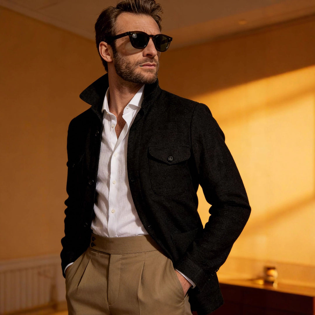 Jenkins | Jacket with Button Front and Chest Pockets