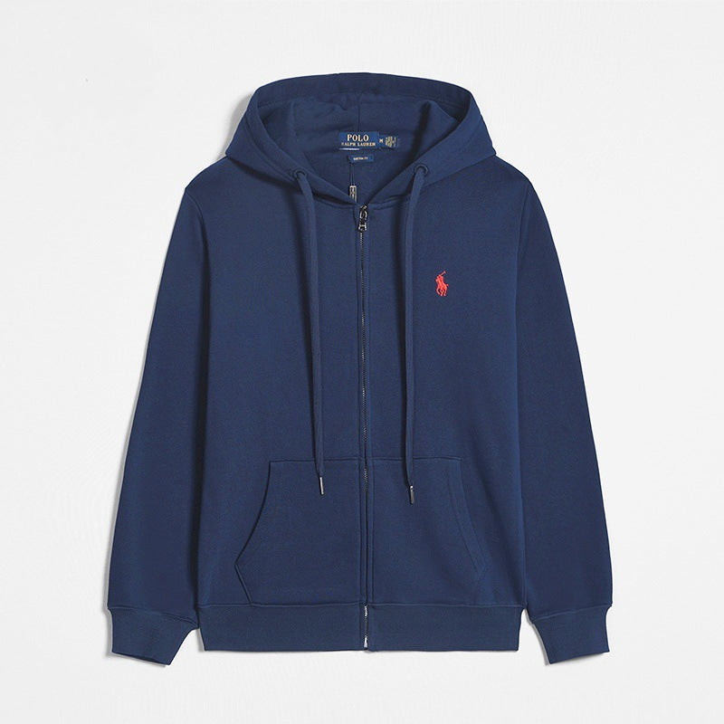Sjoerd | Hoodie with Front Zipper and Drawstring Hood