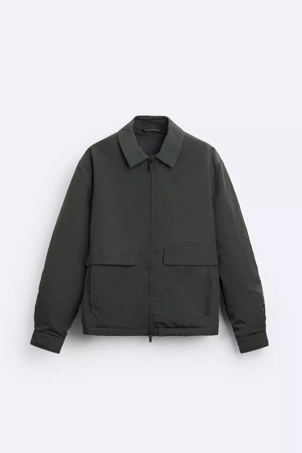 Darryl | Jacket with Pointed Collar and Zip Front
