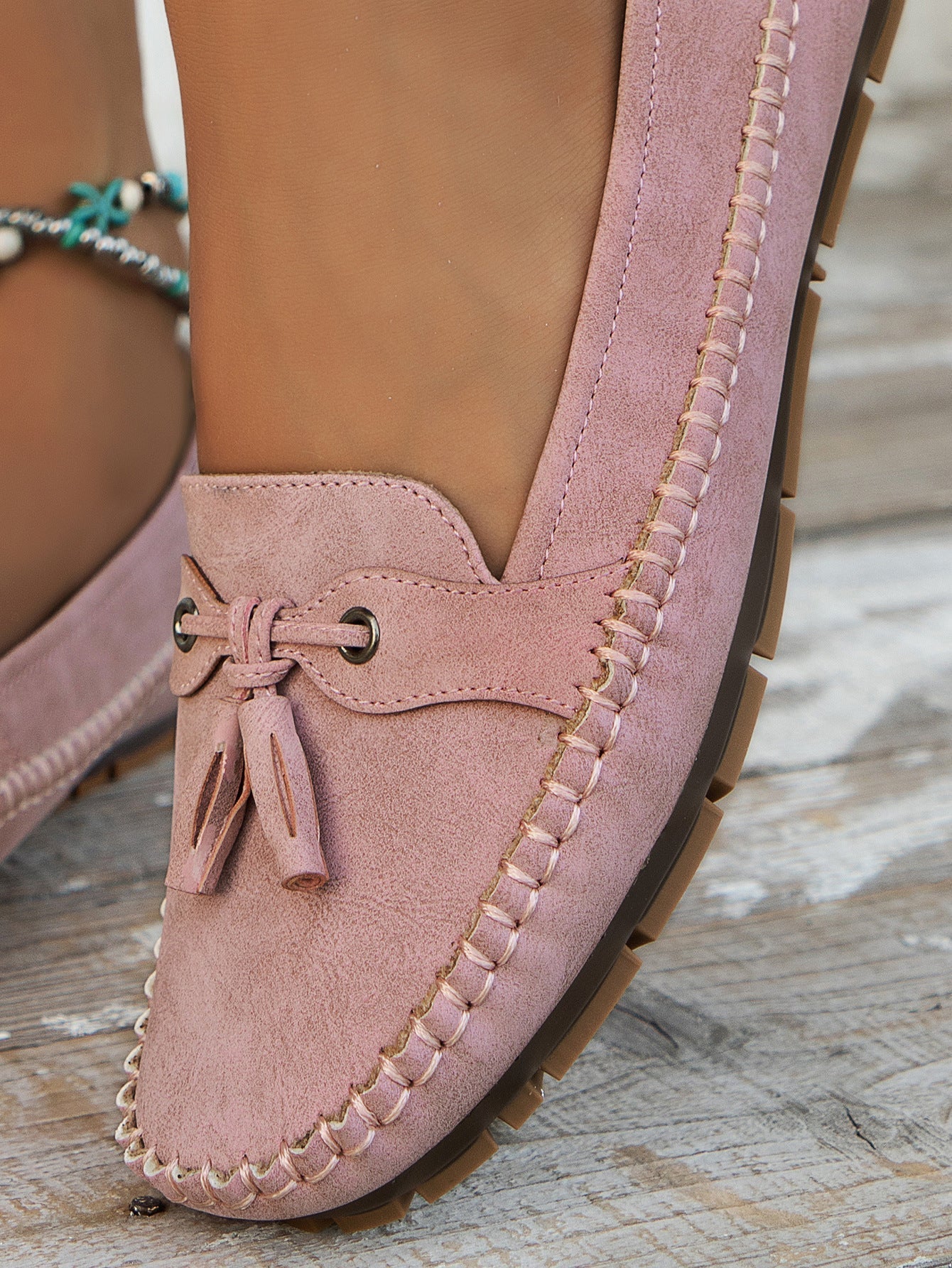 Tânia | Tassel Slip-On Loafers Shoes