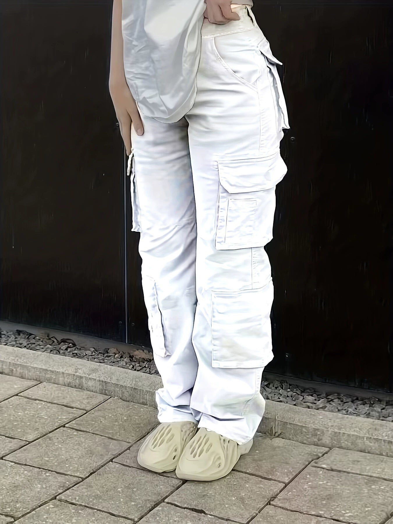 Freena | Cargo Pocket Straight Leg Trousers