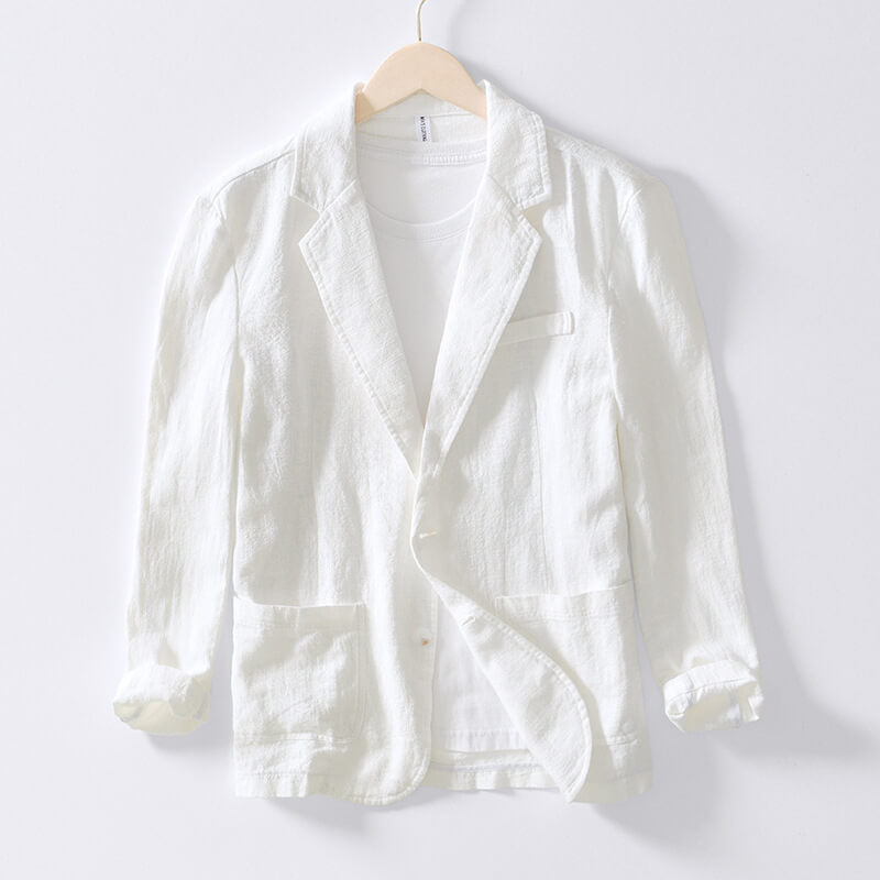 Federico  | Linen Blazer Pocket Jacket