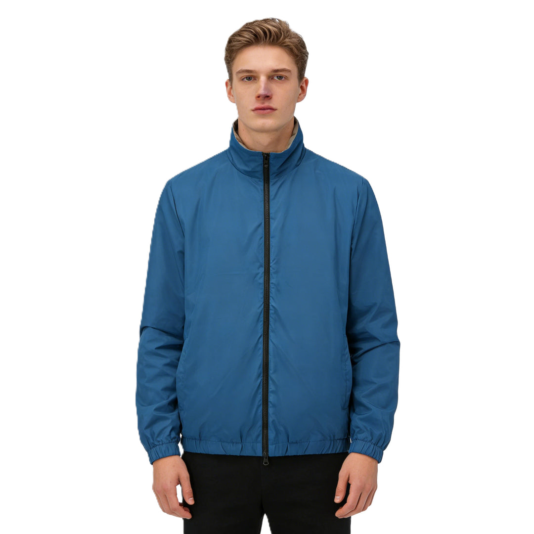 Donald | Jacket Zip Front with Red Collar