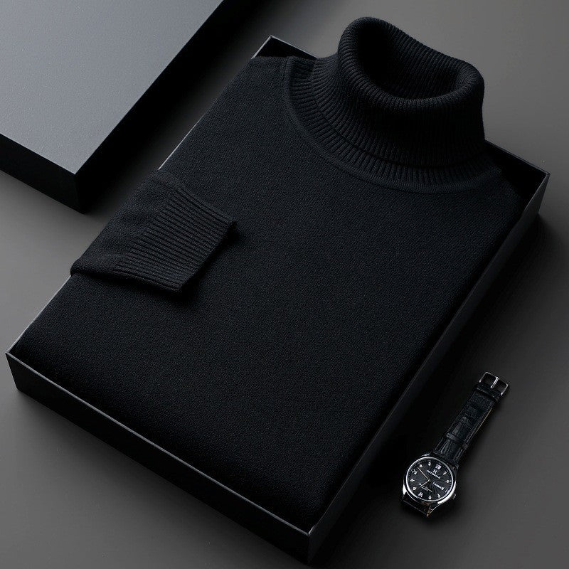 Jelmer | Turtleneck Long Sleeve Knitted Sweater