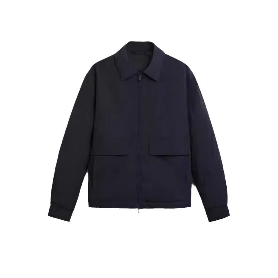 Darryl | Jacket with Pointed Collar and Zip Front