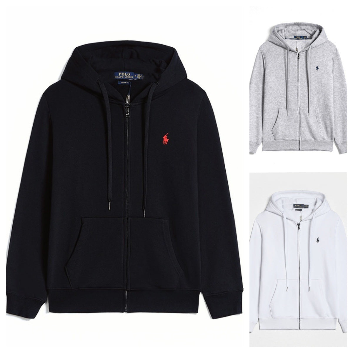 Sjoerd | Hoodie with Front Zipper and Drawstring Hood