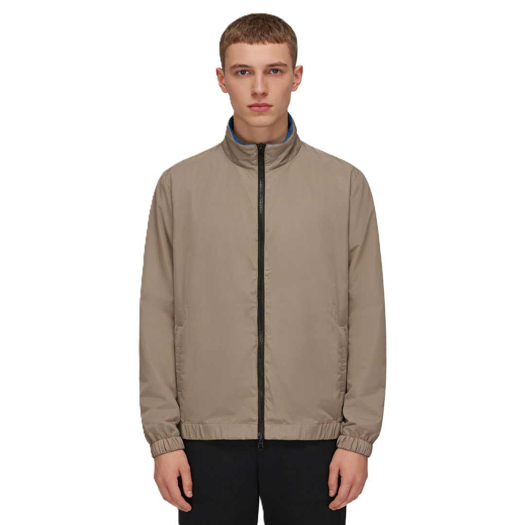 Donald | Jacket Zip Front with Red Collar
