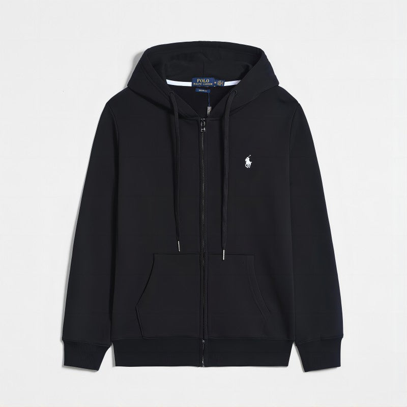Sjoerd | Hoodie with Front Zipper and Drawstring Hood