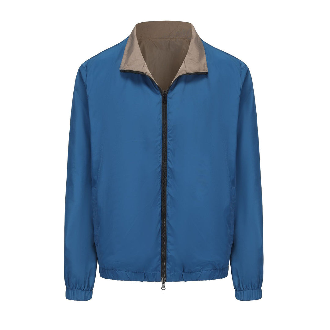 Donald | Jacket Zip Front with Red Collar