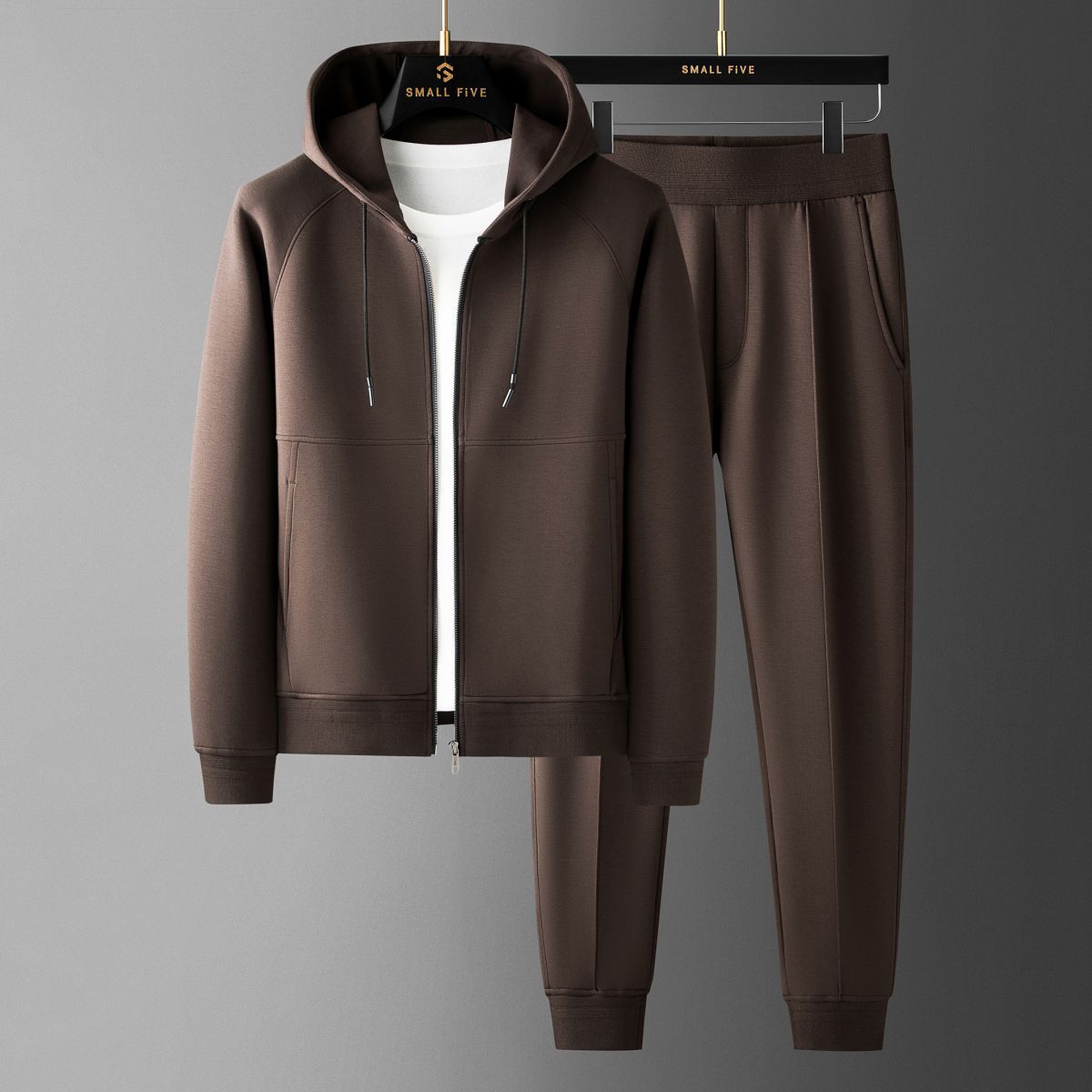 Coleman | Hooded Zip-Up Tracksuit Set
