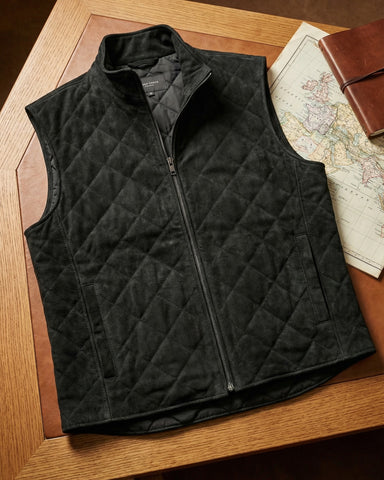 Paulinho - Quilted Zip Front Gilet Vest