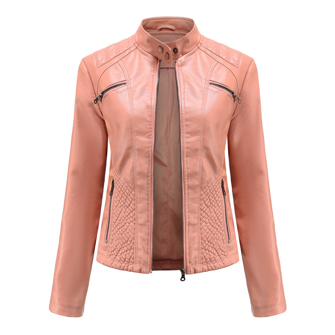 Alfred | Jacket with Stand Collar and Quilted Panels