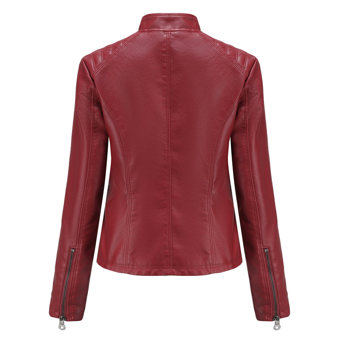Alfred | Jacket with Stand Collar and Quilted Panels