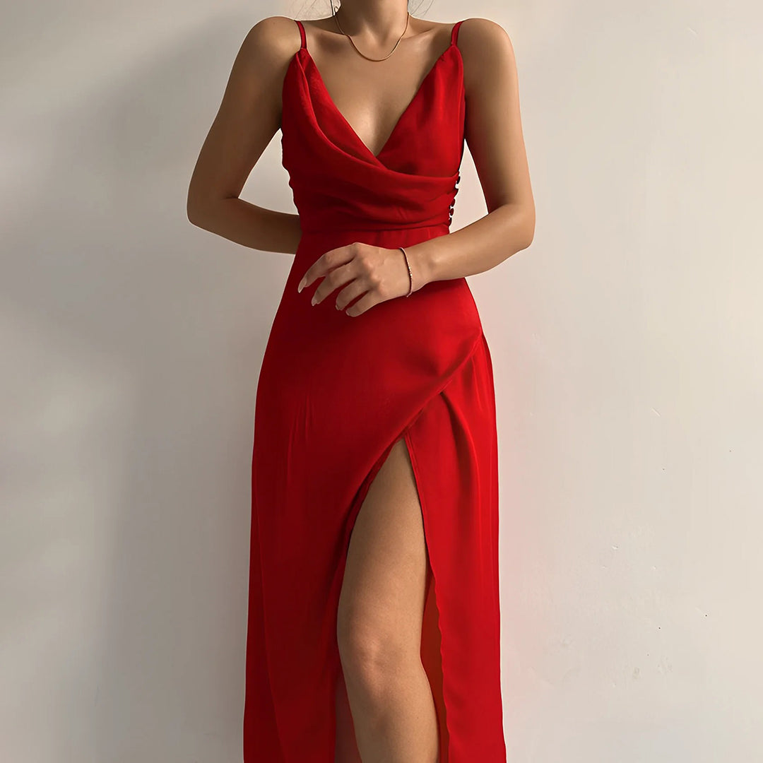 Adelajda | Split Hem Maxi Dress