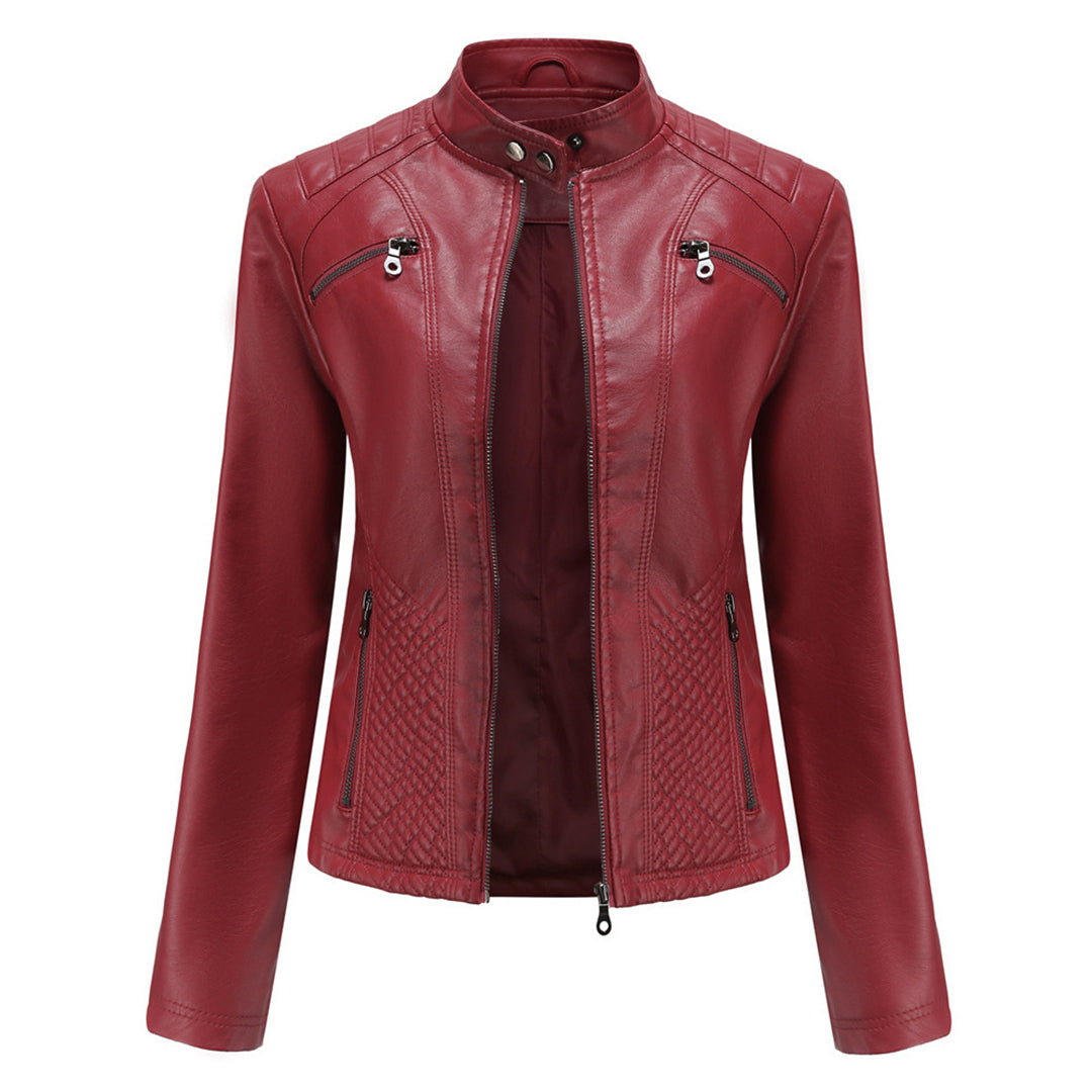 Alfred | Jacket with Stand Collar and Quilted Panels
