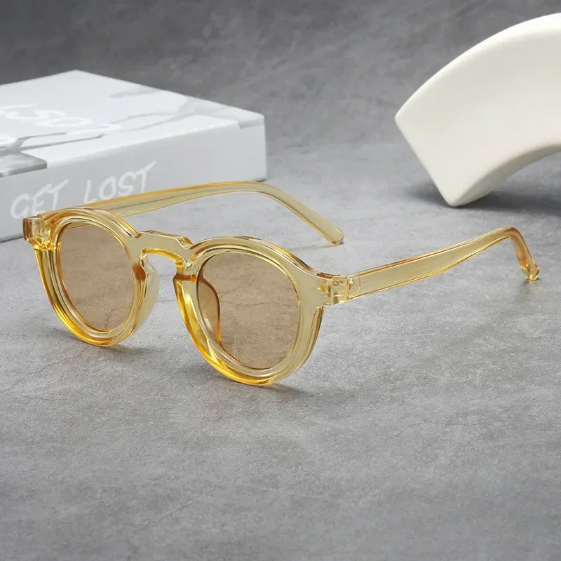 Spectralux | Round Retro Acetate Sunglasses