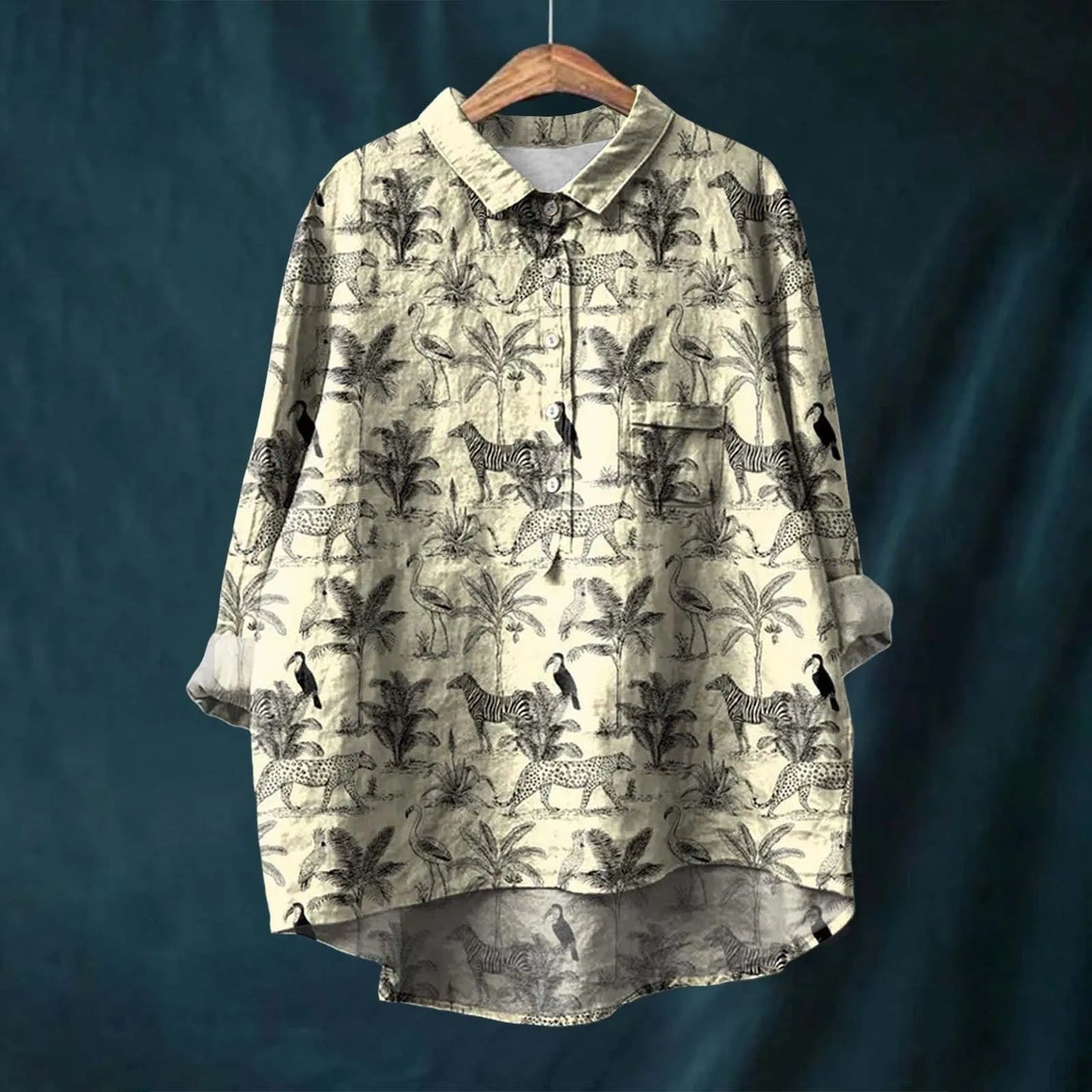 Lucero | Printed Long Sleeve Button Shirt