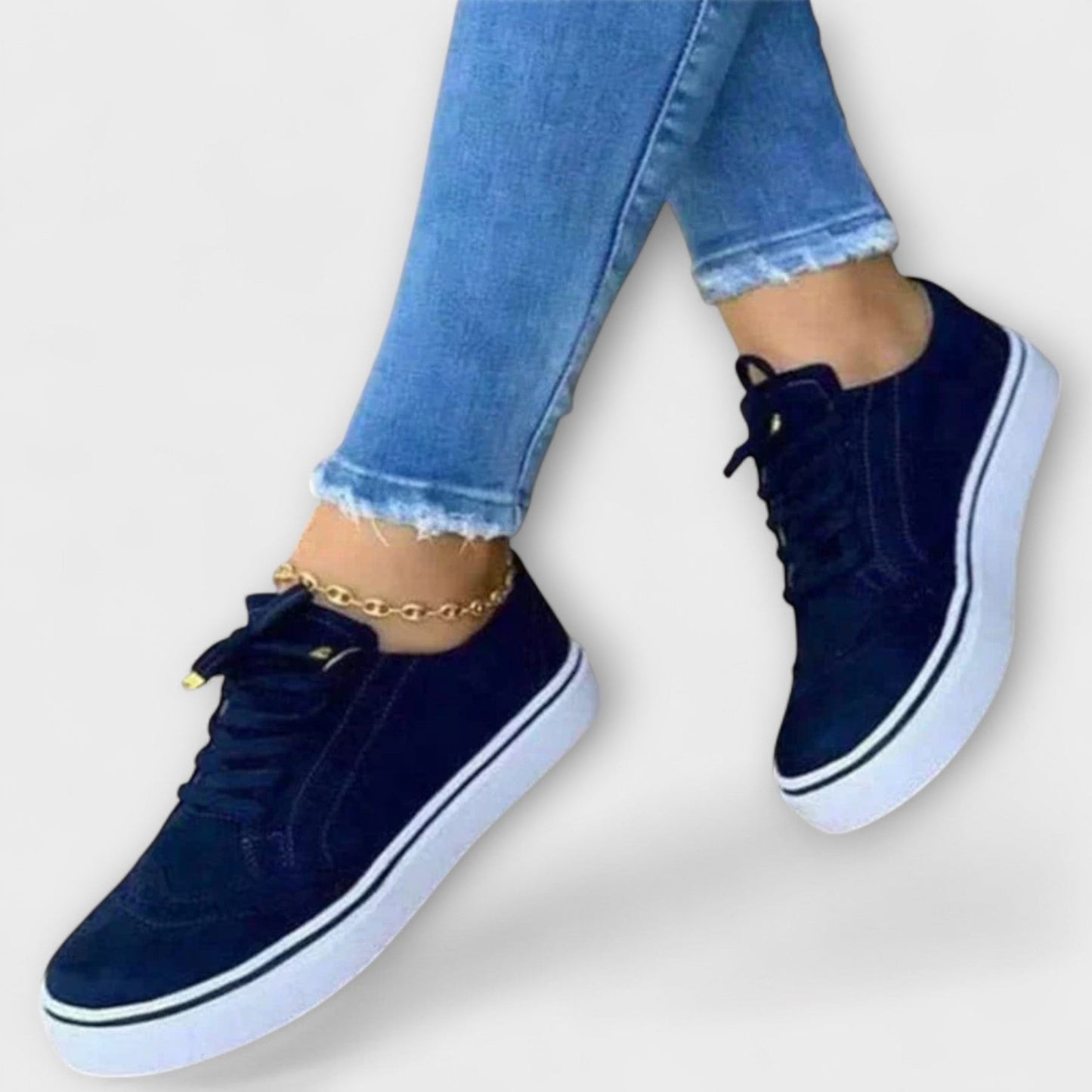 Michie | Platform Lace Up Brogue Style Trainers
