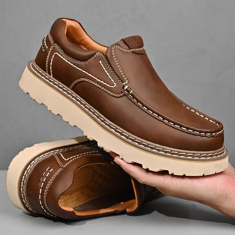 Hedwin | Slip On Casual Moc Toe Shoes
