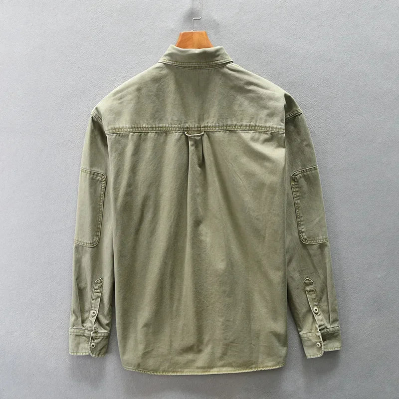 Cameron | Denim Jacket Long Sleeve Utility Style