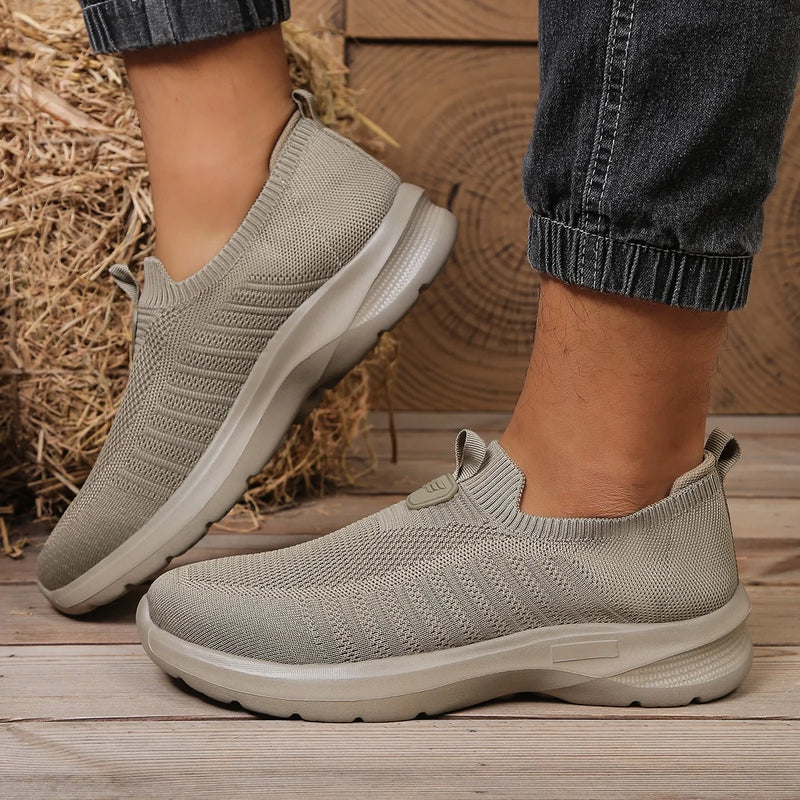 Valery | Slip On Knitted Lightweight Walking Shoes