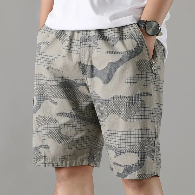Jireh | Camo Print Casual Shorts