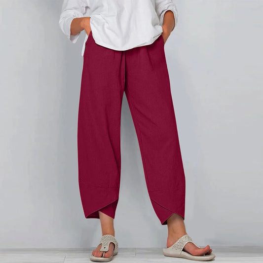 Matylda | Wide Leg Cropped Trousers