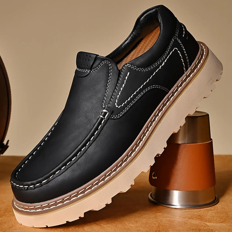 Hedwin | Slip On Casual Moc Toe Shoes