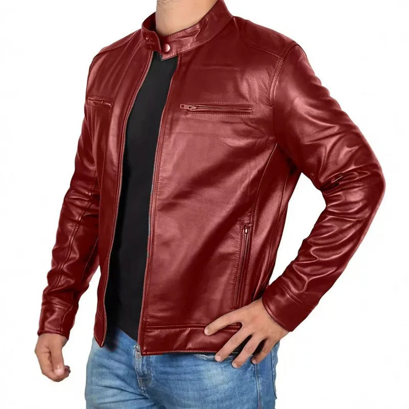Daouda - Zip Front Biker Jacket