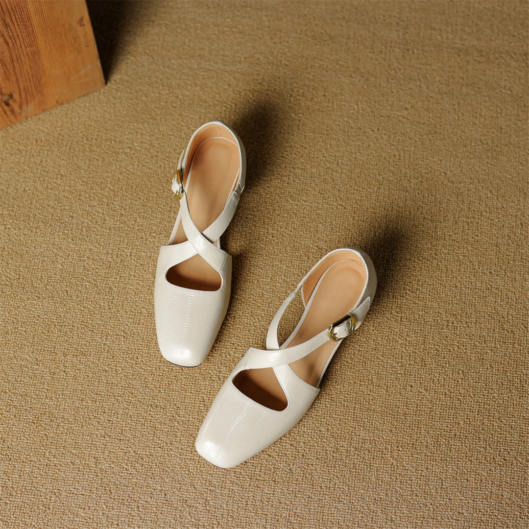 Malena | Block Heel T Strap Mary Jane Shoes
