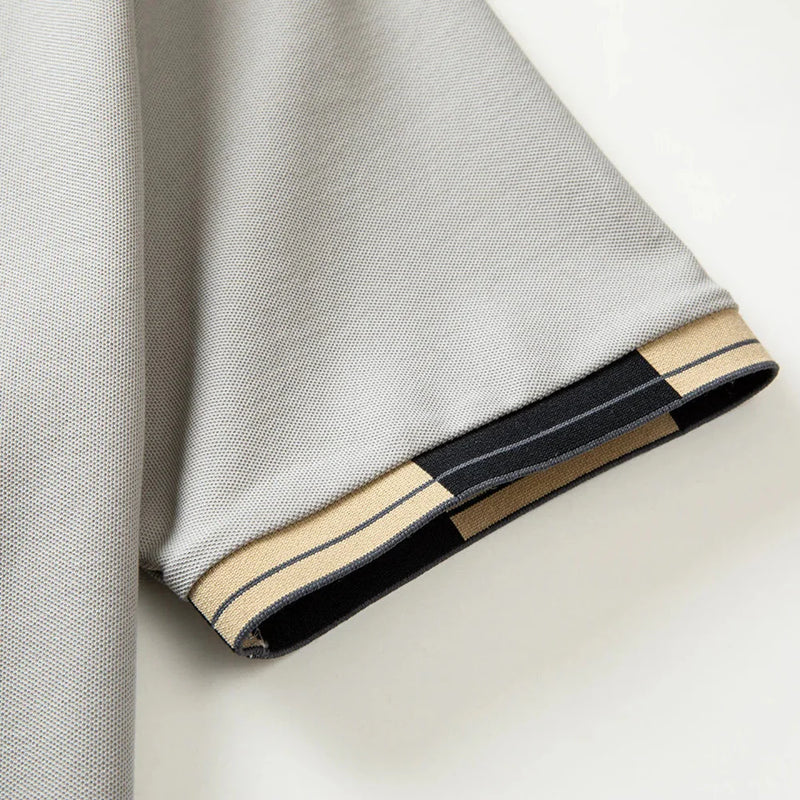 Ardalion | Contrast Collar Short Sleeve Polo Shirt