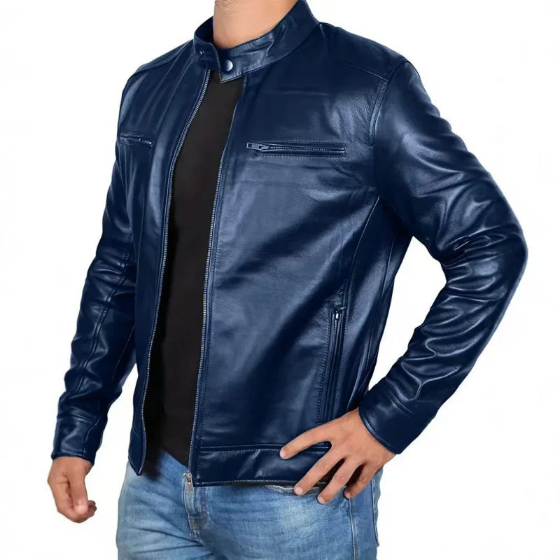 Daouda - Zip Front Biker Jacket
