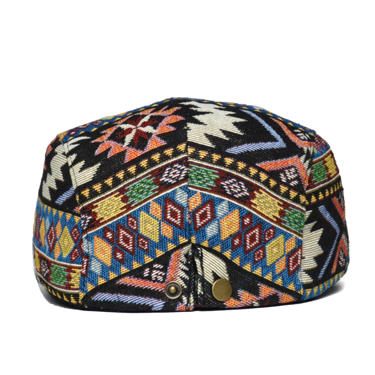 Juraj | Aztec Print Flat Cap