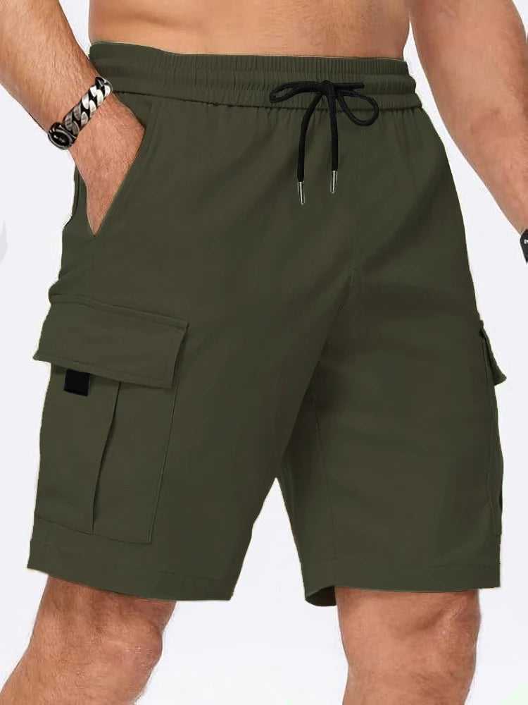 Jakub | Cargo Shorts Drawstring Waist Utility Pockets