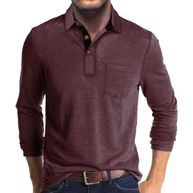 Wilfrido | Polo Shirt with Long Sleeves and Pocket