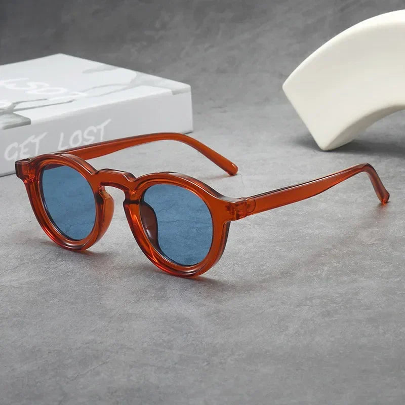 Spectralux | Round Retro Acetate Sunglasses