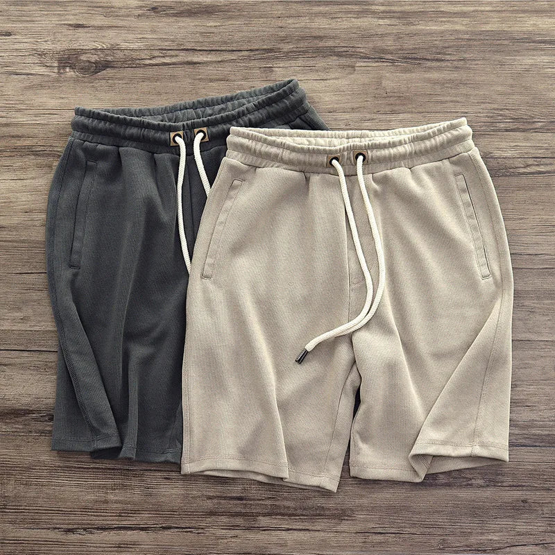 Bellerin | Elastic Waist Drawstring Casual Shorts