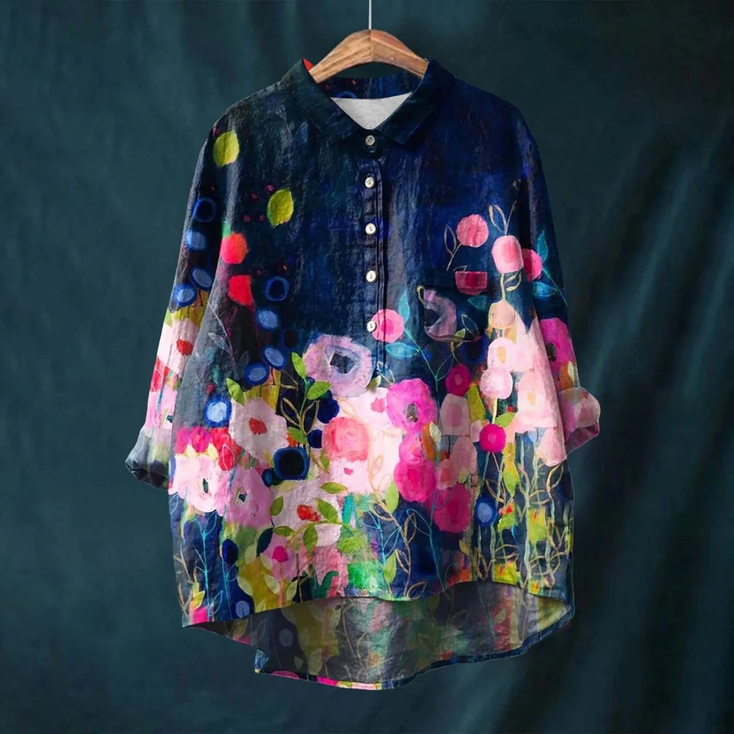 Lucero | Printed Long Sleeve Button Shirt