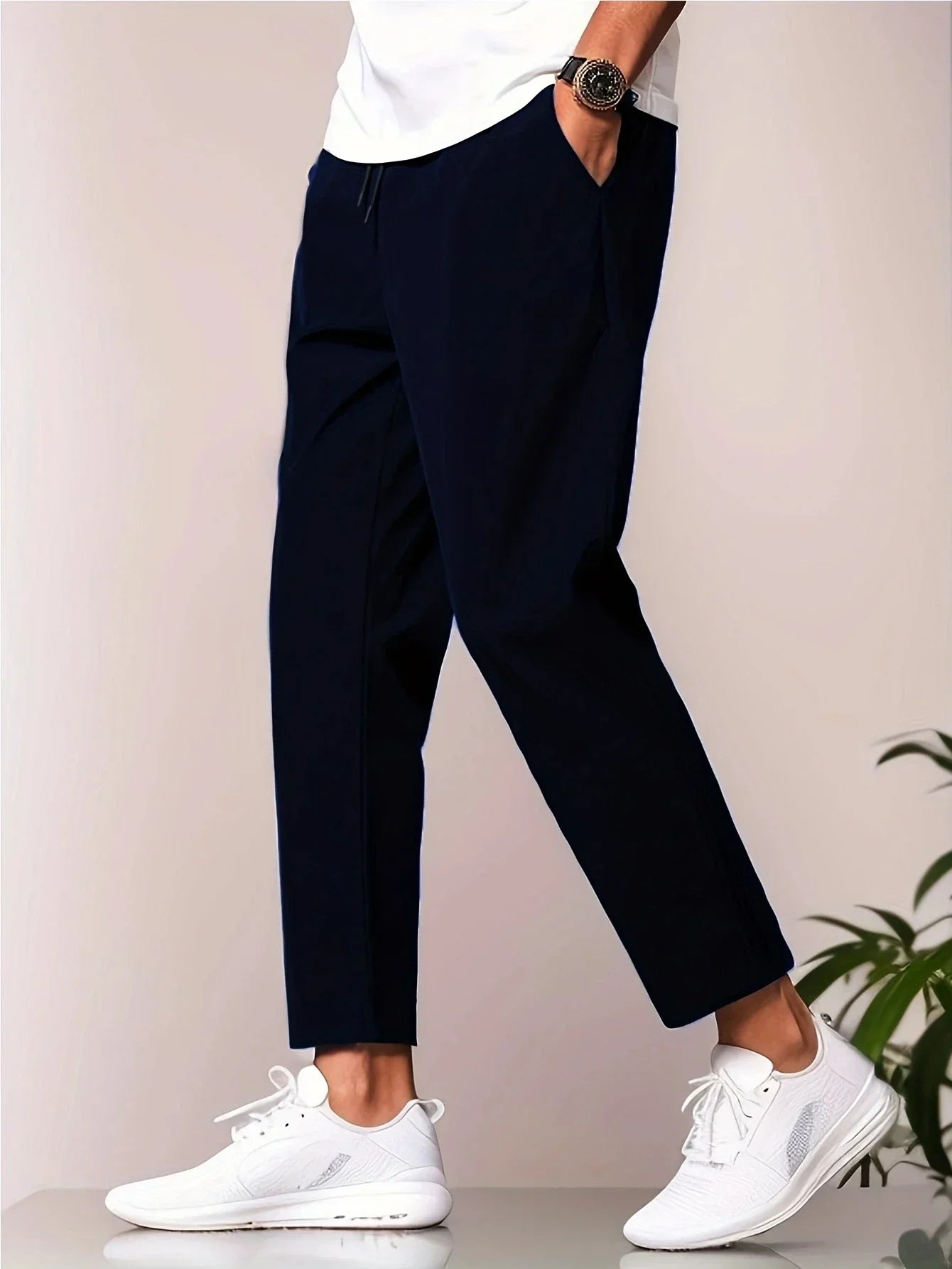 Michale - Casual Tapered Trouser with Side Pockets