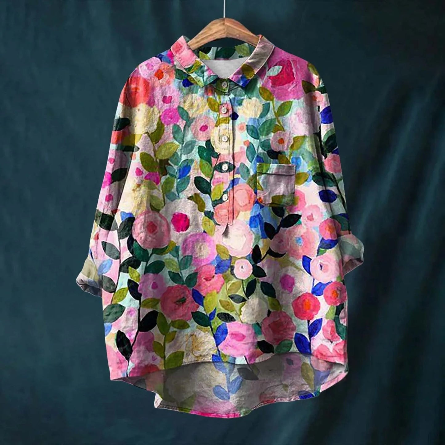 Lucero | Printed Long Sleeve Button Shirt