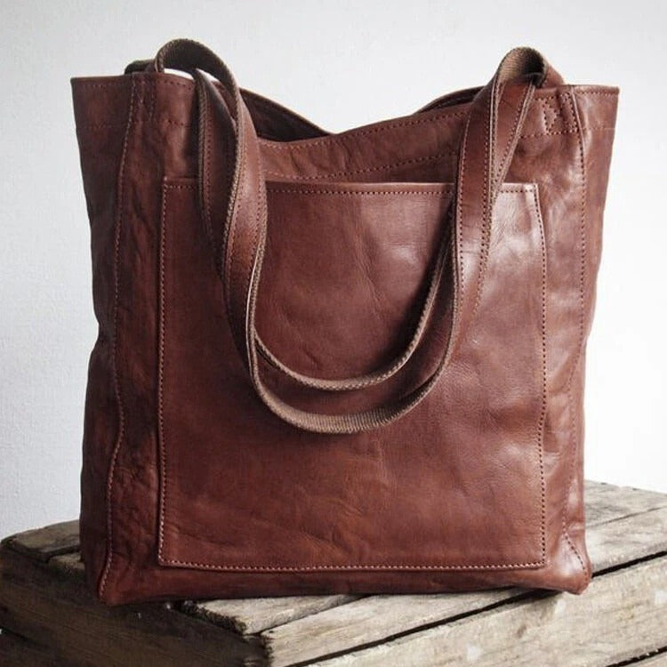 Brigitta | Tote Bag with Long Handles and Pocket