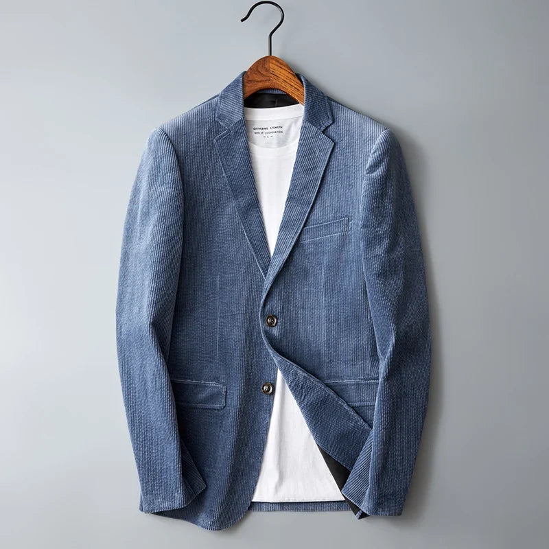 Cameron | Textured Blazer with Notched Lapels