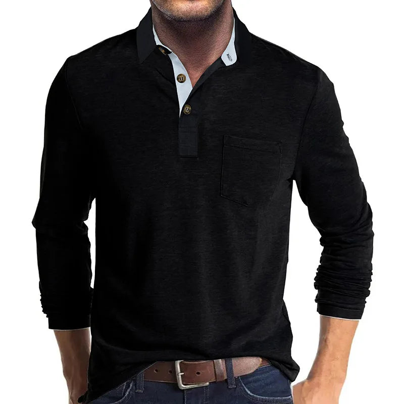 Wilfrido | Polo Shirt with Long Sleeves and Pocket