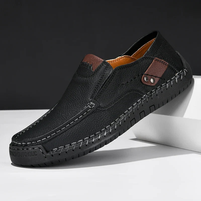 Gia | Slip On Shoes with Contrast Panels