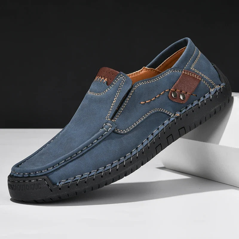Gia | Slip On Shoes with Contrast Panels