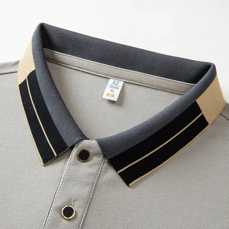 Ardalion | Contrast Collar Short Sleeve Polo Shirt