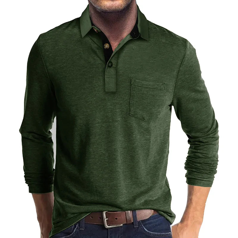 Wilfrido | Polo Shirt with Long Sleeves and Pocket