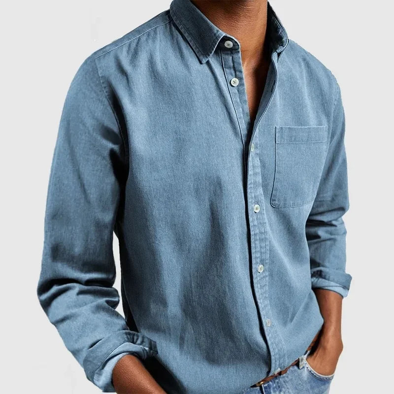 Carel | Mens Oxford Long Sleeve Shirt
