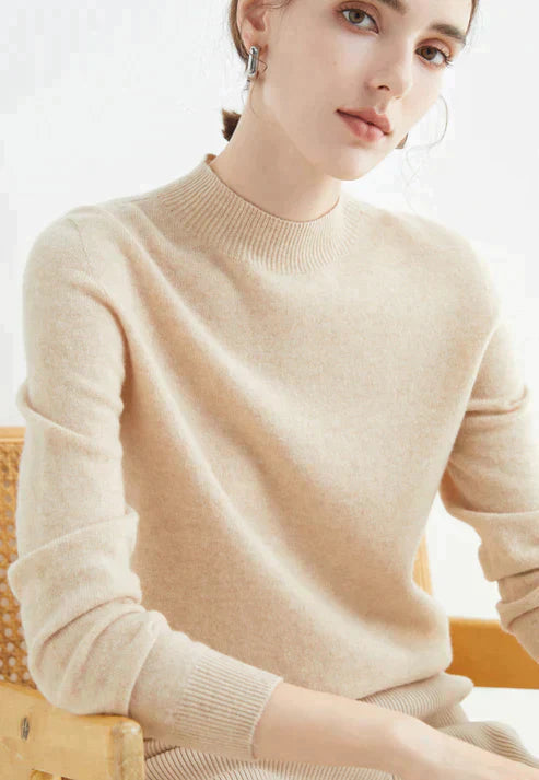Victoria | Mock Neck Long Sleeve Jumper